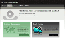 Tablet Screenshot of luchasautonomas.net